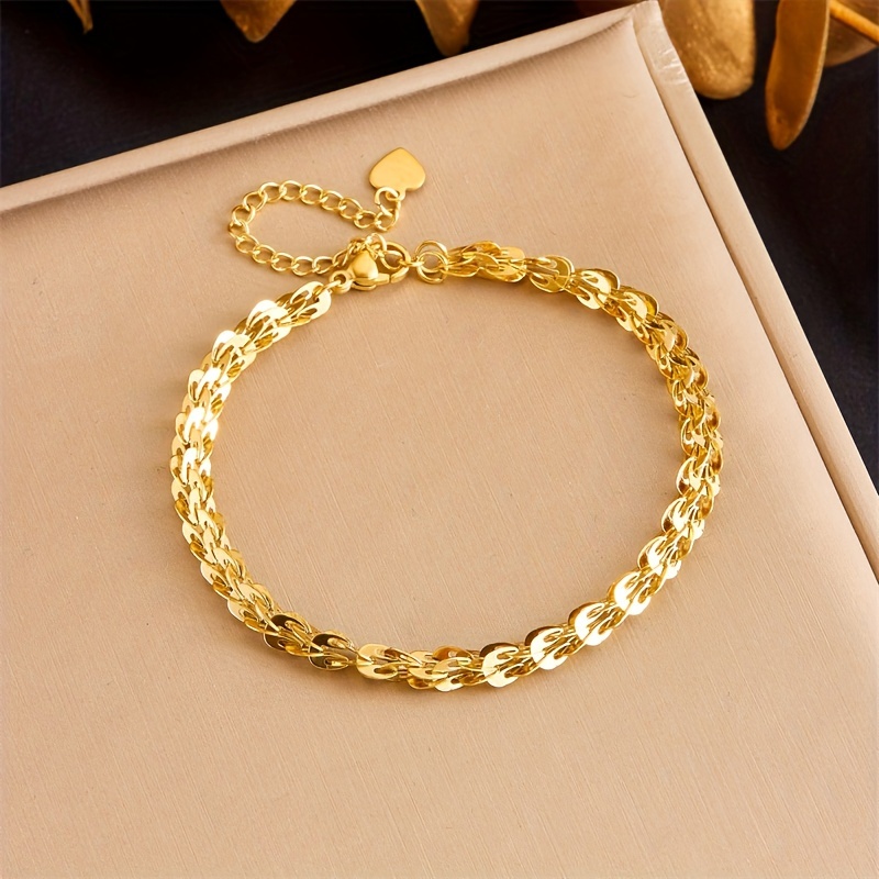 

And And Gold Plated Stainless Steel Phoenix Tail Jewelry Bracelet