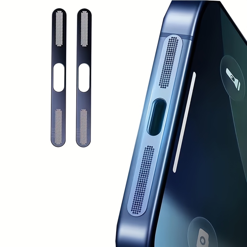TEMU Staubdichtes Netz für Apple 17ProMax und iPhone 17Pro | Schutz für Lautsprecher und Ladeanschluss, Metall-Ohrmuschel, PVC-Material, kompatibel