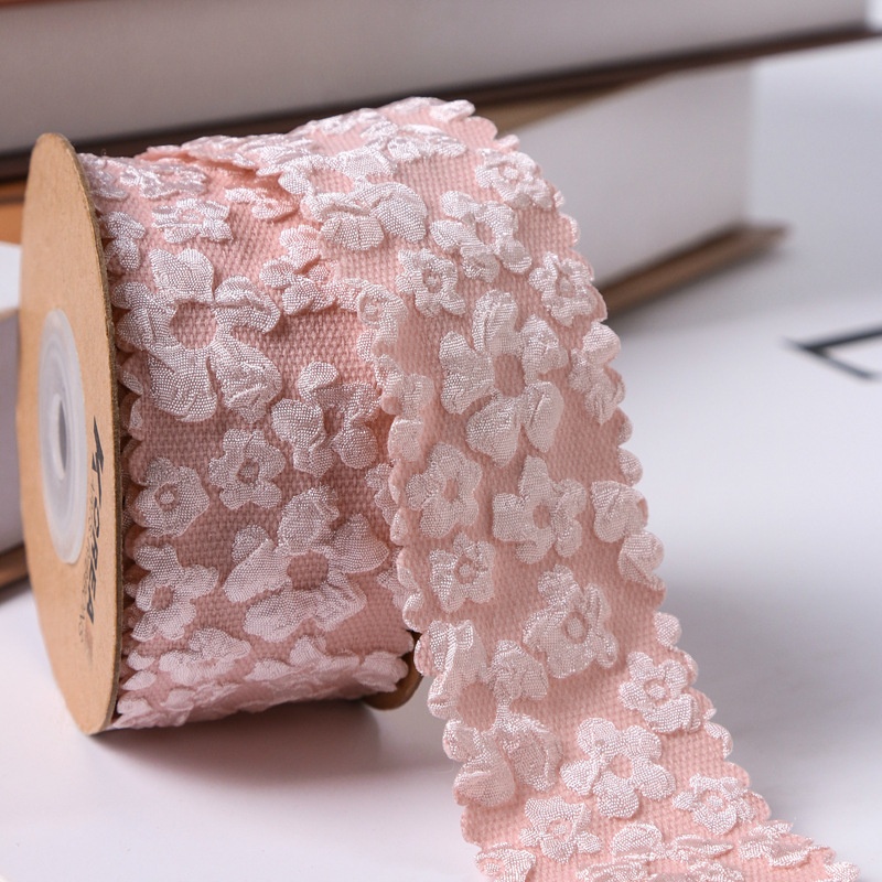 TEMU 5 Yards di Nastro di Pizzo Vintage Disponibile in Colori - per Creare Fiocchi per Capelli, Accessori di Moda e Confezioni Regalo - un Design