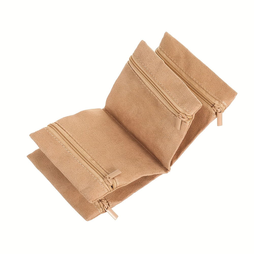 Foldable Jewelry Display Bag with Zipper