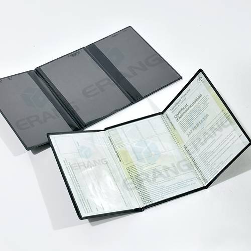 transparente auto kennzeichen- und versicherungskartenhülle - kennzeichen design, rigide und ulrandpflichtige pvc hülle ()