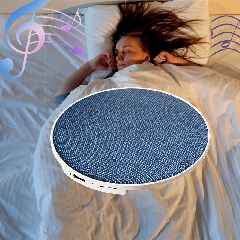 Smart Ultra-Thin Under-Pillow Sleep Speaker: Bass Bone Conduction Wireless Sleep Aid Device, Portable Speaker with White Noise, Stereo Surround Sound, Sleep Timer, USB Charging, a Must-Have for Music Lovers, And a Great Birthday Gift