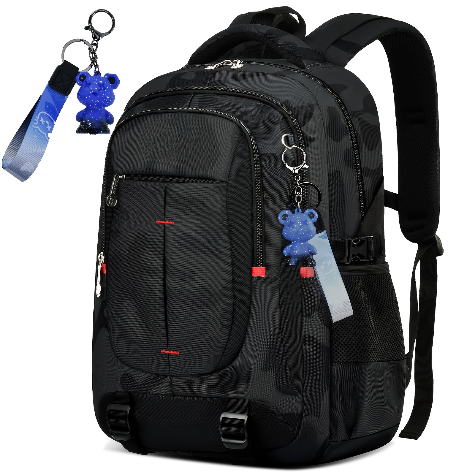 Large Capacity Backpack For - Suitable For Travel, Commuting, And School - Lightweight With Spine Protection, For Teenager