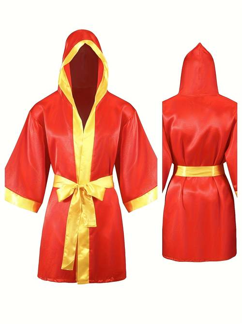 adult boxing competition entrance attire clothing outfit boxing match uniform