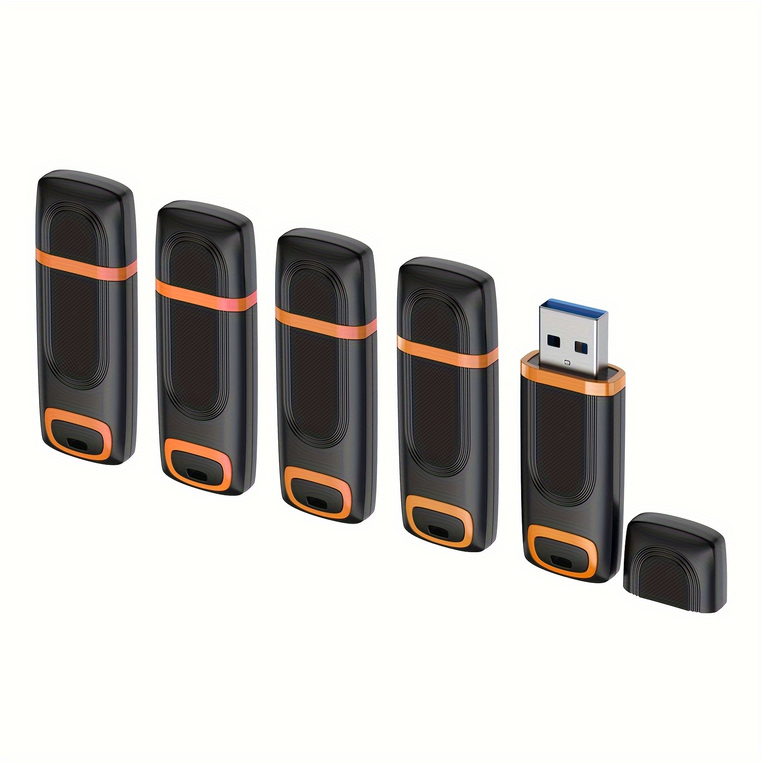 Image of 5pcs 128gb/64gb/32gb/16gb Usb 3.0 Flash Drive Usb Stick 3.0 High Speed 64gb Jump Drive Portable Pen Drive With Led Indicator For Pc Laptop Backup Storage Data