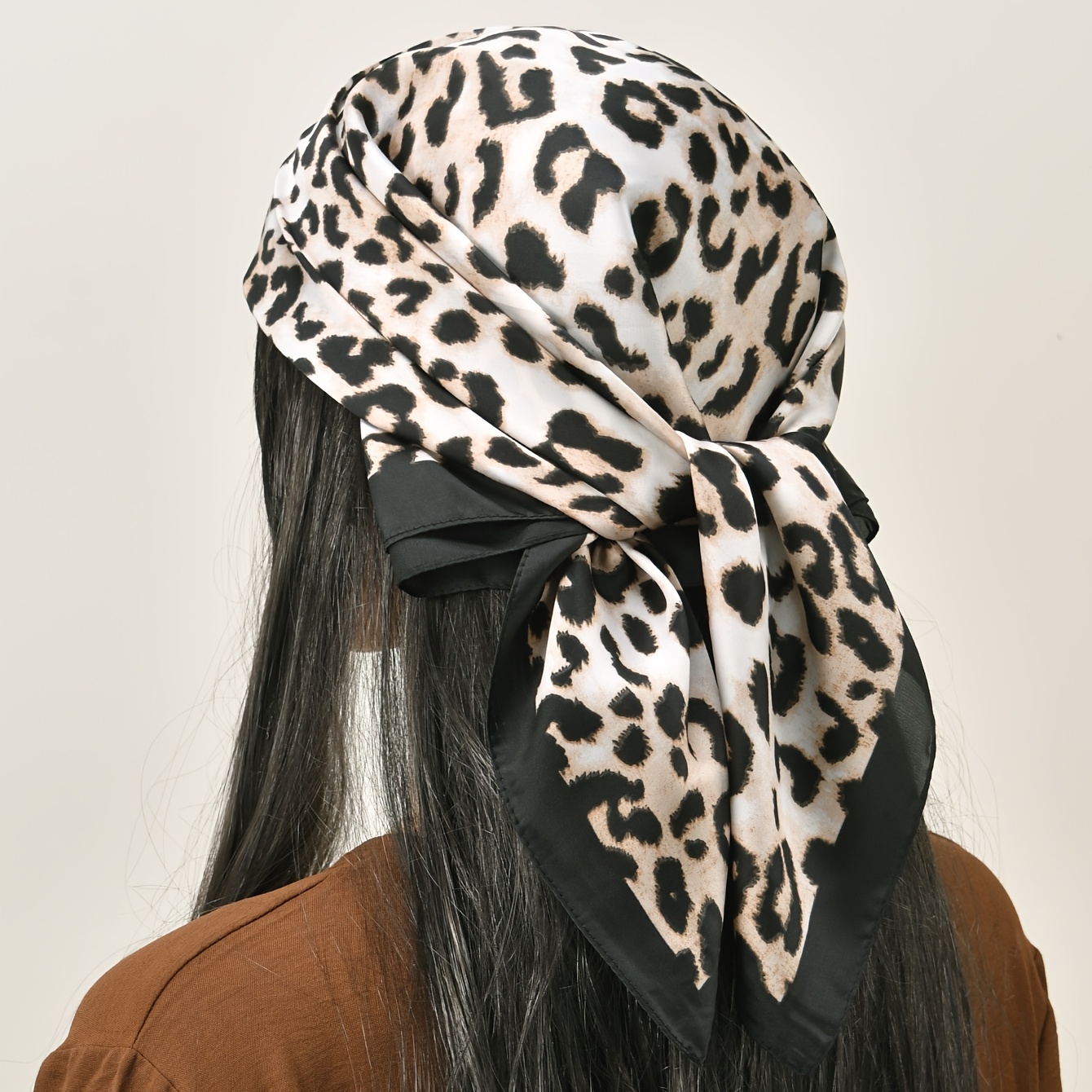 a stylish leopard scarf a bohemian style Temu Mauritius