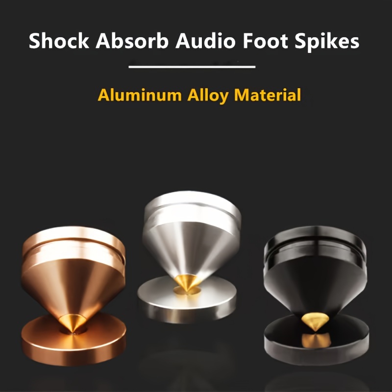 4 Piedini Antivibrazione Per HiFi E Altoparlanti – Ammortizzatori Isolamento Universali Audiocrast