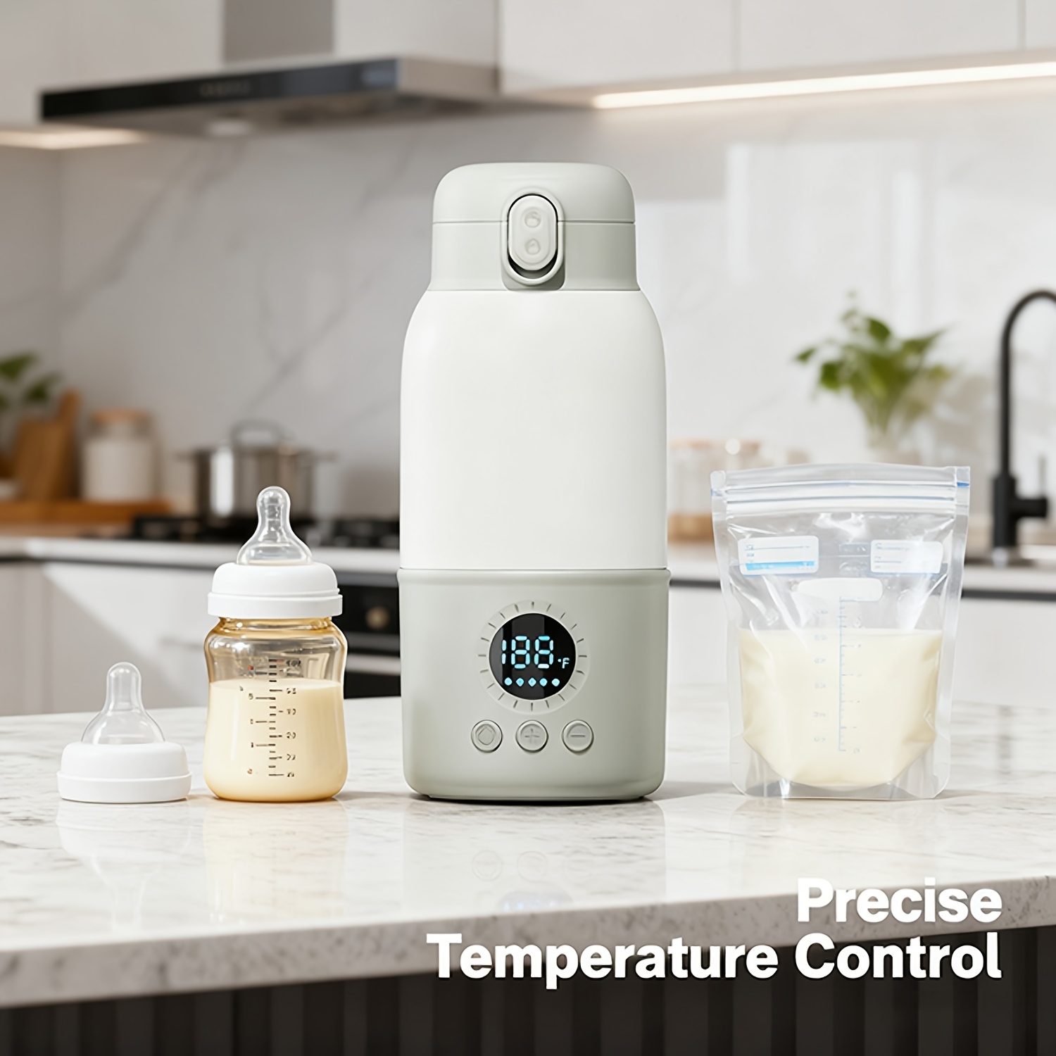 Portable Breast Milk Warmer, Bottle Heater, Car Bottle Warmer, Ideal Gift for Newborns