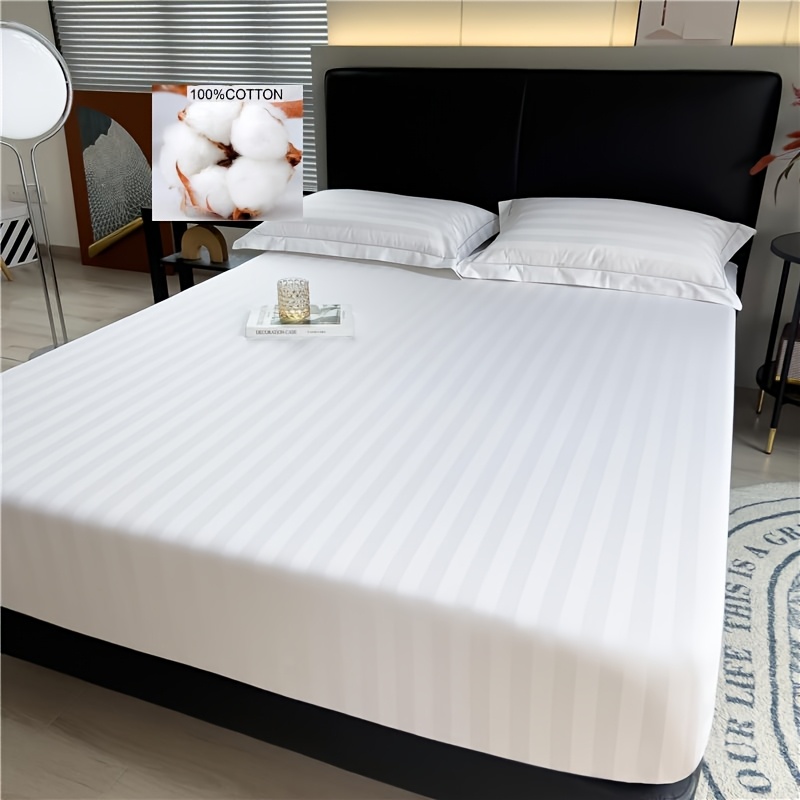 Deep Pocket Fitted Sheet, 100% 500 , 13.8" Extra Deep Pocket, Hotel Luxury Bedding, For Full/queen/king Size Mattress