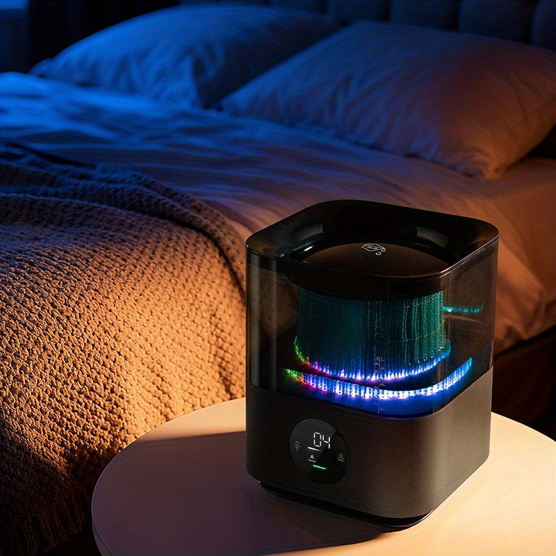 Dual-Function Air Purifier And Humidifier, Featuring Micro Mist Technology, a Touch Control Panel, And a Quiet Operation, Ideal for Use in Offices And Bedrooms