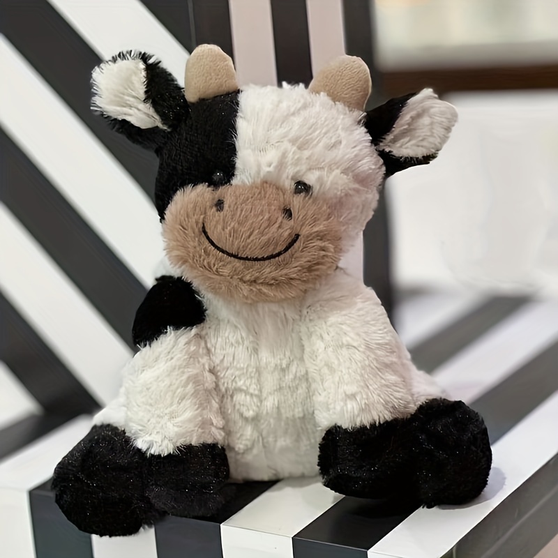 

Cute Beanie Cow Plush Toy, Anime Theme, Soft Fabric, Ideal For Ages 0-3, Perfect Gift For Thanksgiving, , Christmas, Valentine's Day Parties