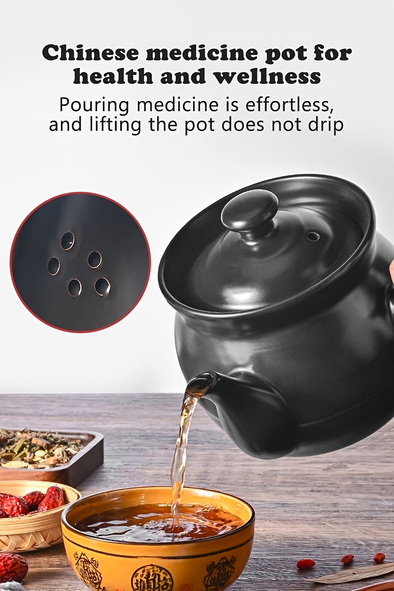 china high temperature non stick medicine pot soup pot multi functional stove   for soups     cooking non stick heat resistant ceramic casserole for home use ideal slow cooker and   cooker with dry burn protection details 0