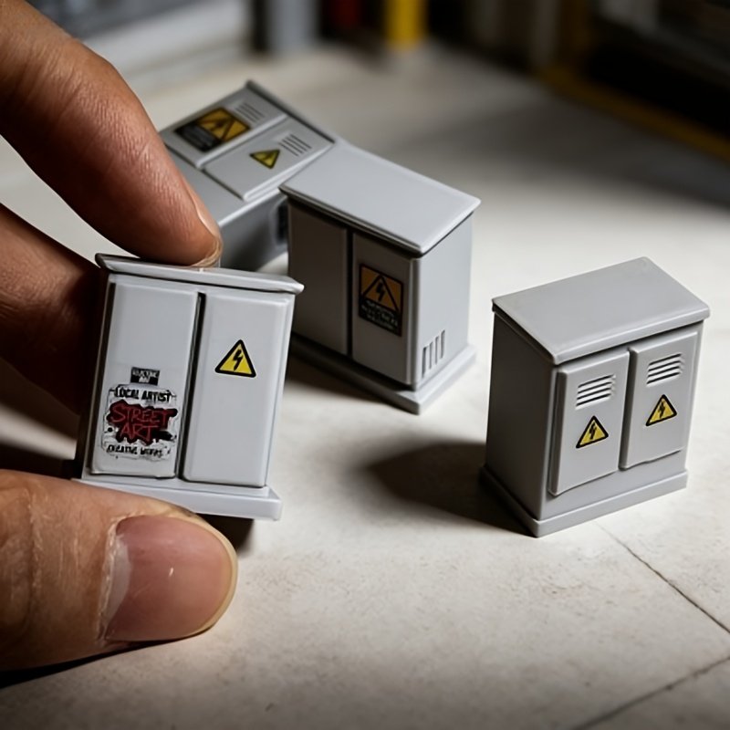 Distribution Box Model 1:64 Scale Plastic Electrical Control Box