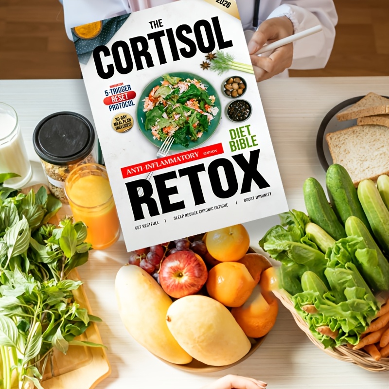 The Cortisol Detox Diet Bible: All-in-One | 30-Day Plan Based on the Innovative Five-Trigger Reset Protocol to Balance Hormones, Restore Energy, and Achieve Lasting Weight Loss