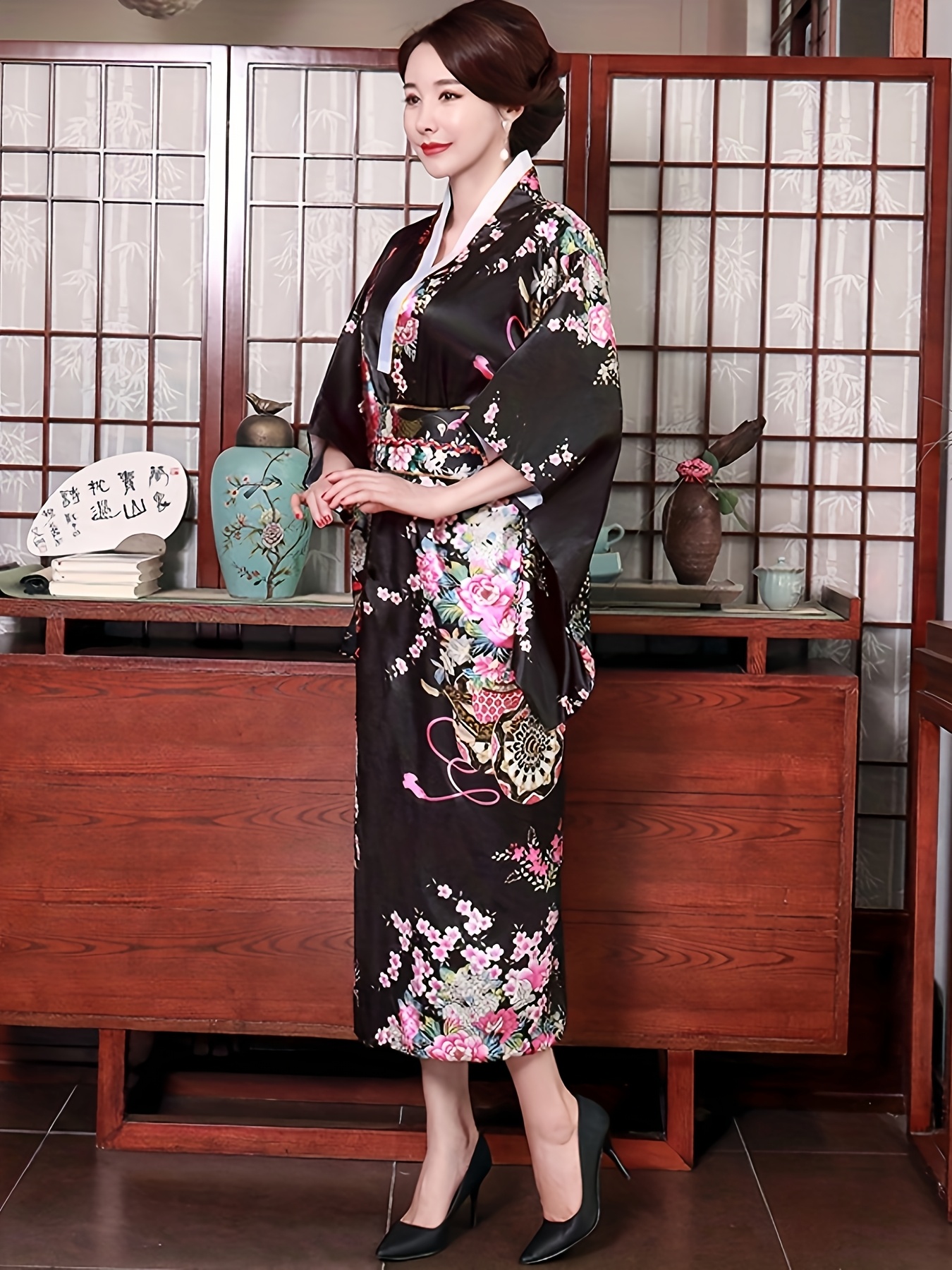 ženski tradicionalni japanski kimono proljetno/ljetni v