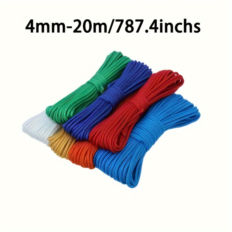 Picture Hanging String Cord 20M × 4mm Heavy Duty Braided Nylon