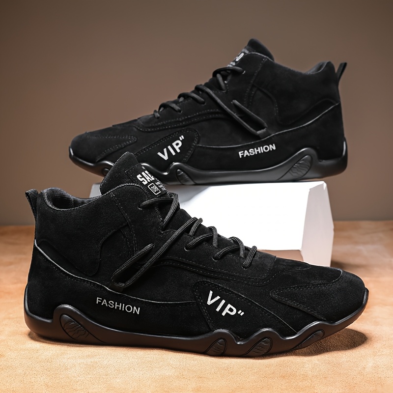 Men'S Skateboard Shoes with Good Grip, Lace-Up Sneakers, Non-Slip, Wear-Resistant, And Versatile Men'S Lightweight Sneakers