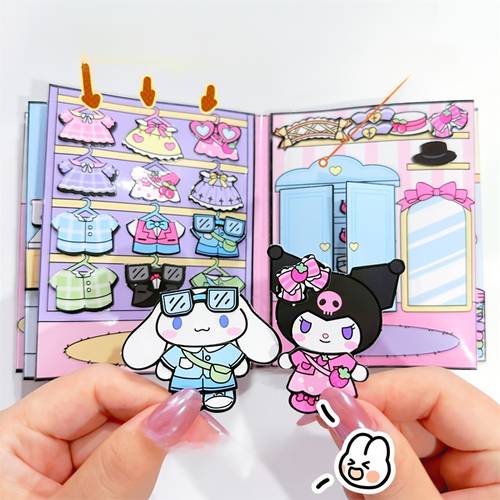 friends diy craft activity book with 3d cards bow eye mask portable assembly for cute scenes complete for dress up gift no required