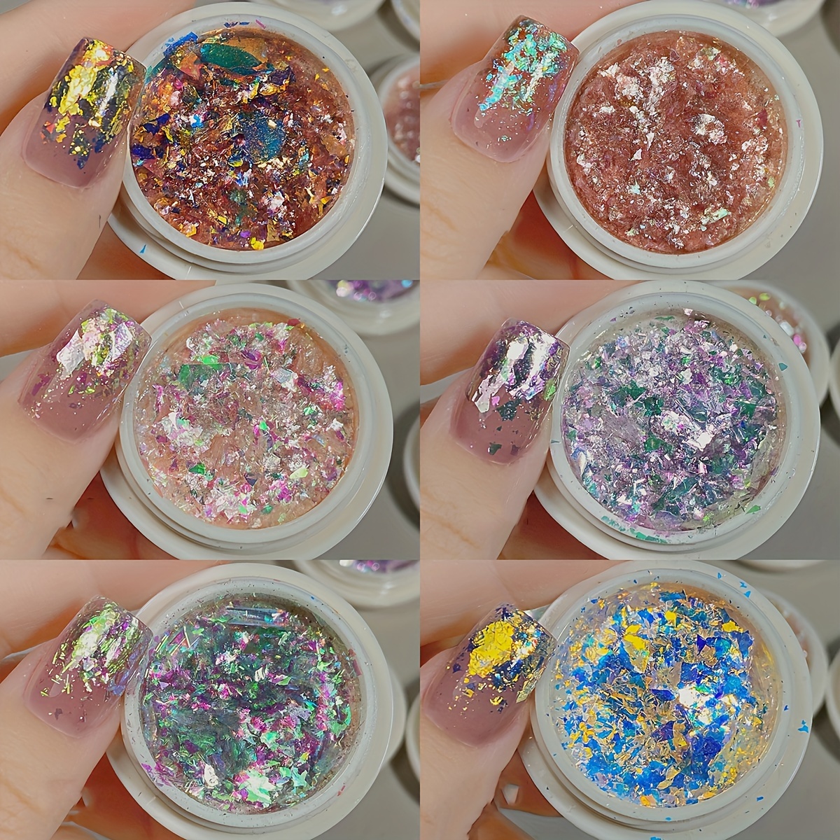 

6- & Art Kit: Sequins, For Diy Decorations - -free