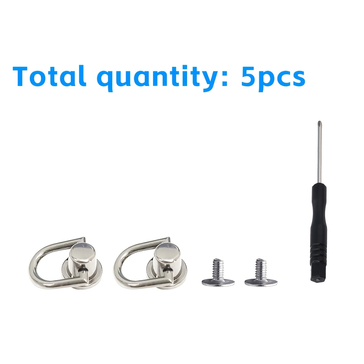 Adjustable Metal D Ring Bag Clips for DIY Handbag Making