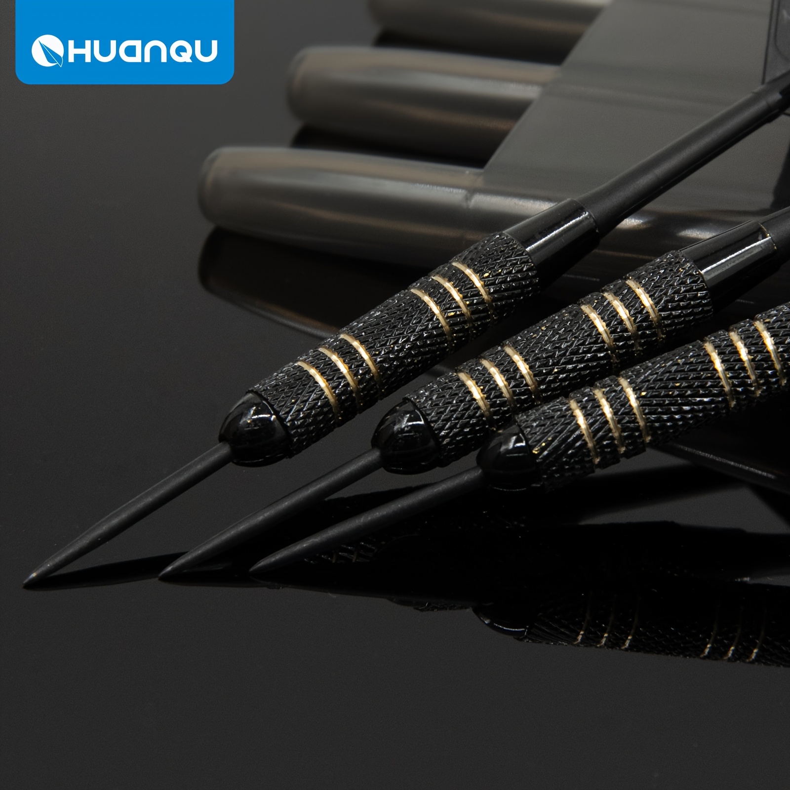 23g Alles-in-Één Koperen Dartset met Opbergkoffer, Inclusief Reserve Dartschachten en Vluchten, Professionele Competitie- en Oefendartset, Dartsportaccessoire - Stuk Cadeau