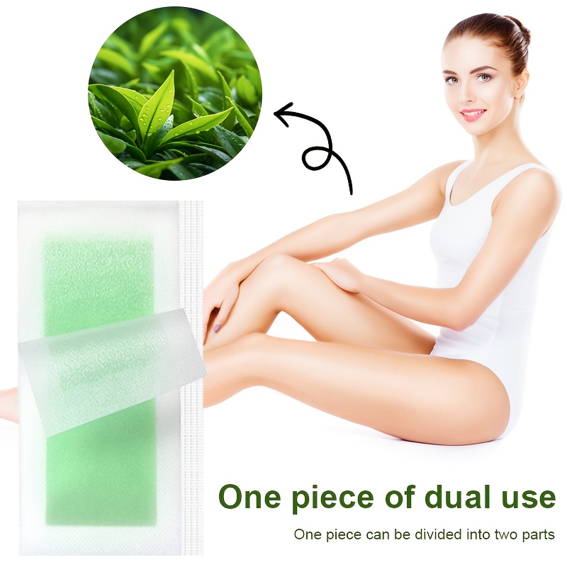 30pcs   hair removal wax strips ready to tear off for facial eyebrows lips beard and cheeks portable and  less quick and     removal gentle and non irritating 30pcs disposable wax strips for face upper legs legs bikini shoulders chin and underarm Product details 4