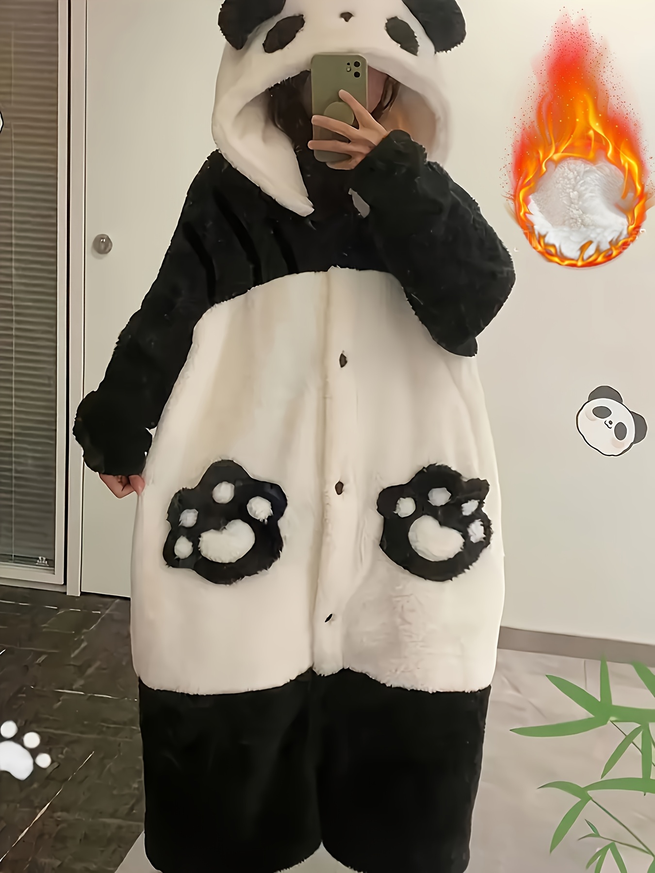 knee length dresses for ladies Women's Panda Jumpsuit