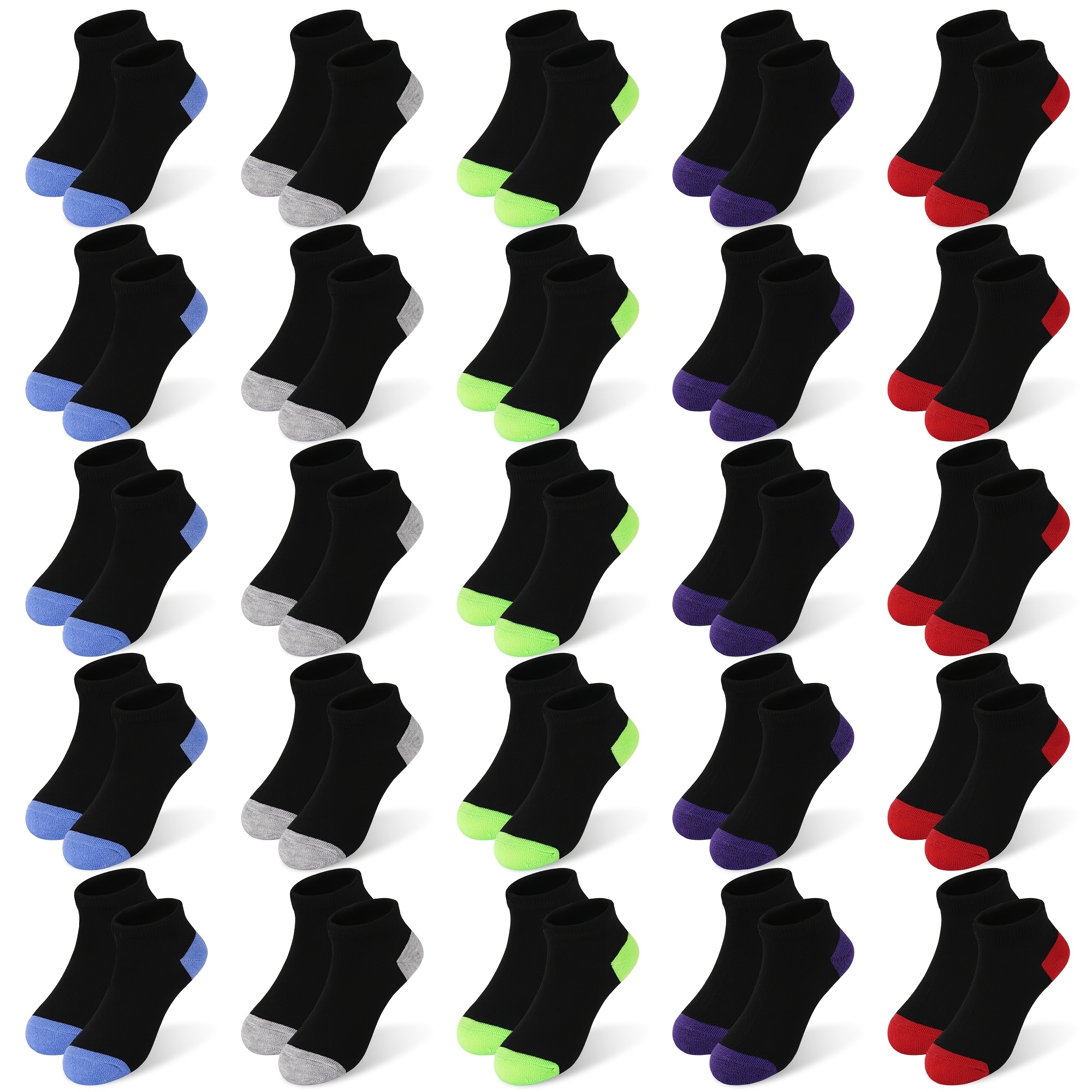 25 Pairs Of Boat Socks