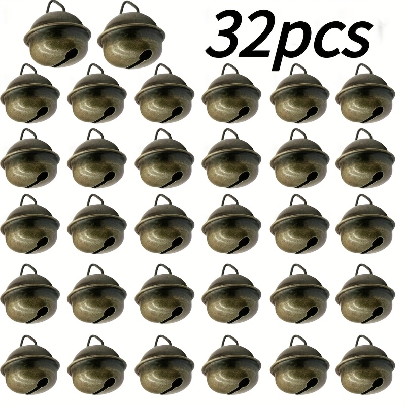 TEMU 32pcs Bells, Easter Decorations, New Year Decorations, Suitable For Garden And Yard Decor, Additions, Pet Collars, Pendants, And Easter Tree