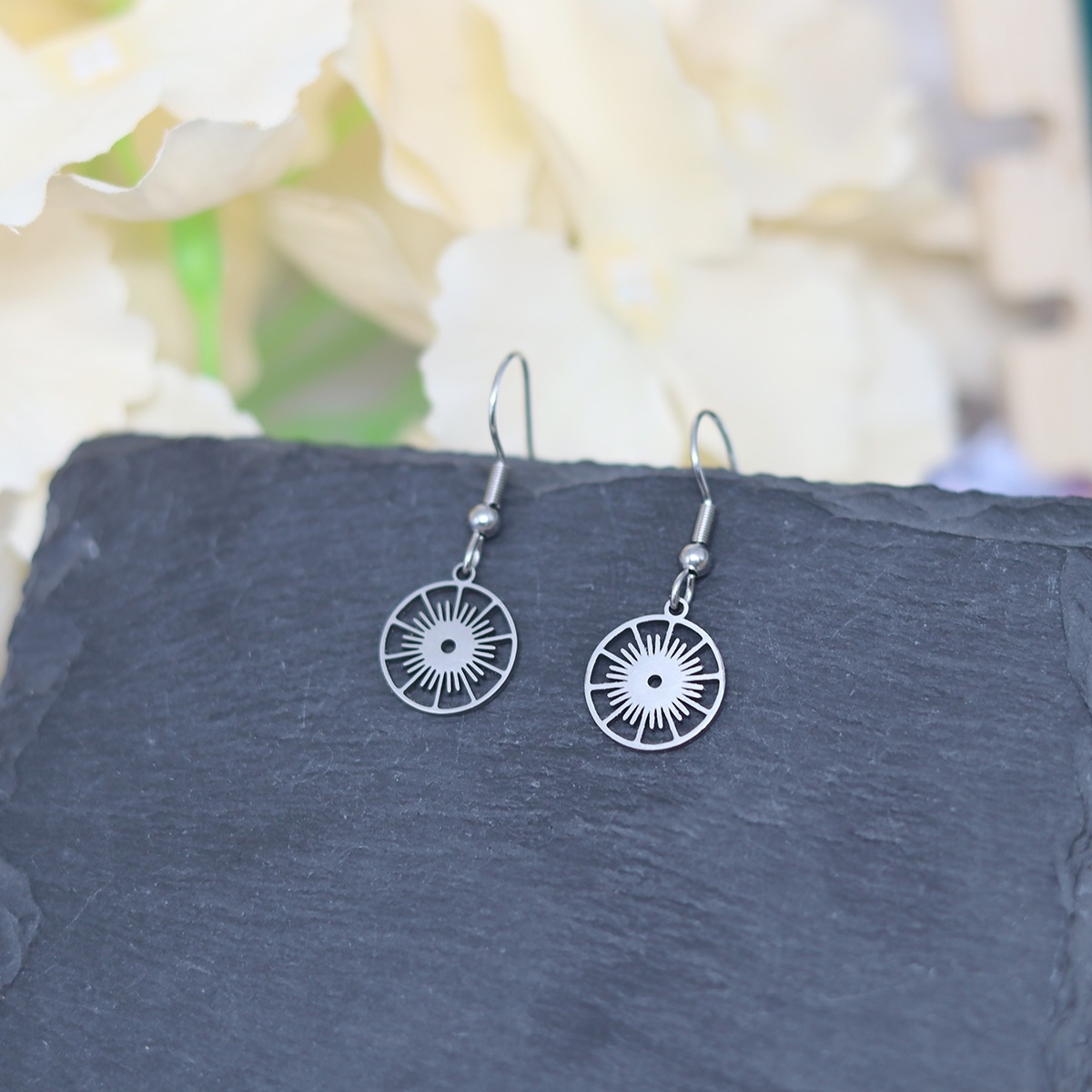 Women's Trendy Moon & Sun & Star Charm Drop Earrings, Gift