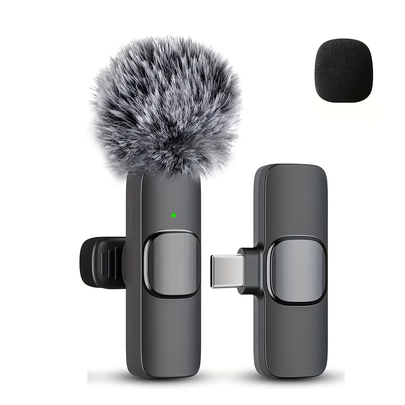Image of Latest Model- Professional Wireless Microphone For , Tie Microphone For Video Recording-clear Recording, With Usb-c For Content Creators, Plug And Play