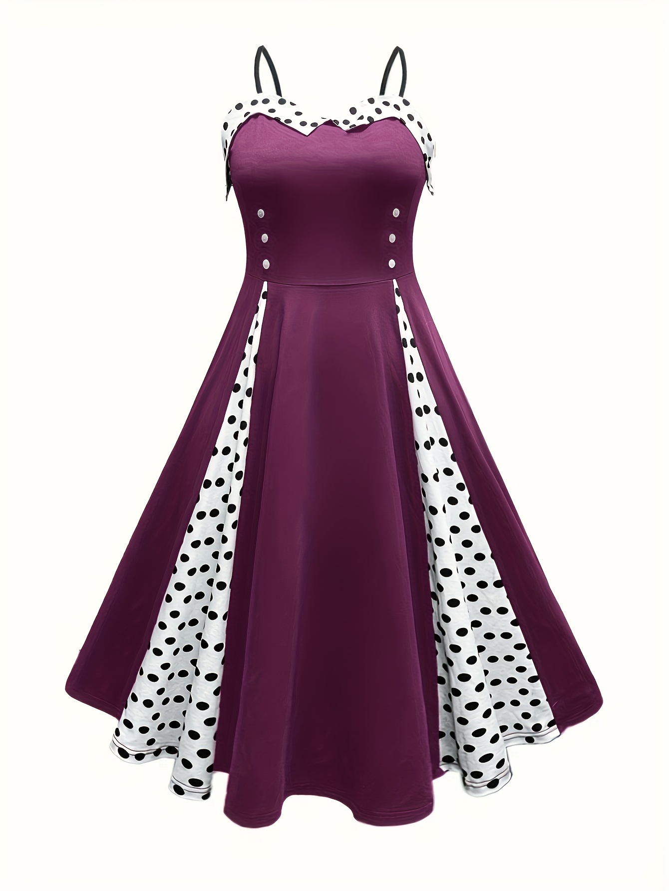 plus size plus size popular extended plus size womens polka - Temu United  Arab Emirates