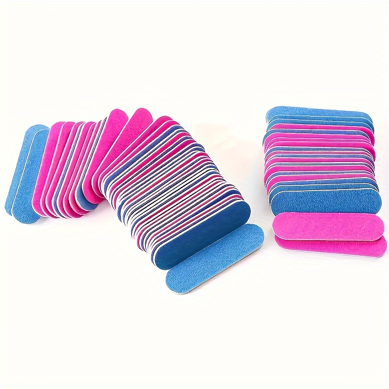 16pcs Double-Sided Nail Files, Convenient Mini Polishing Tools