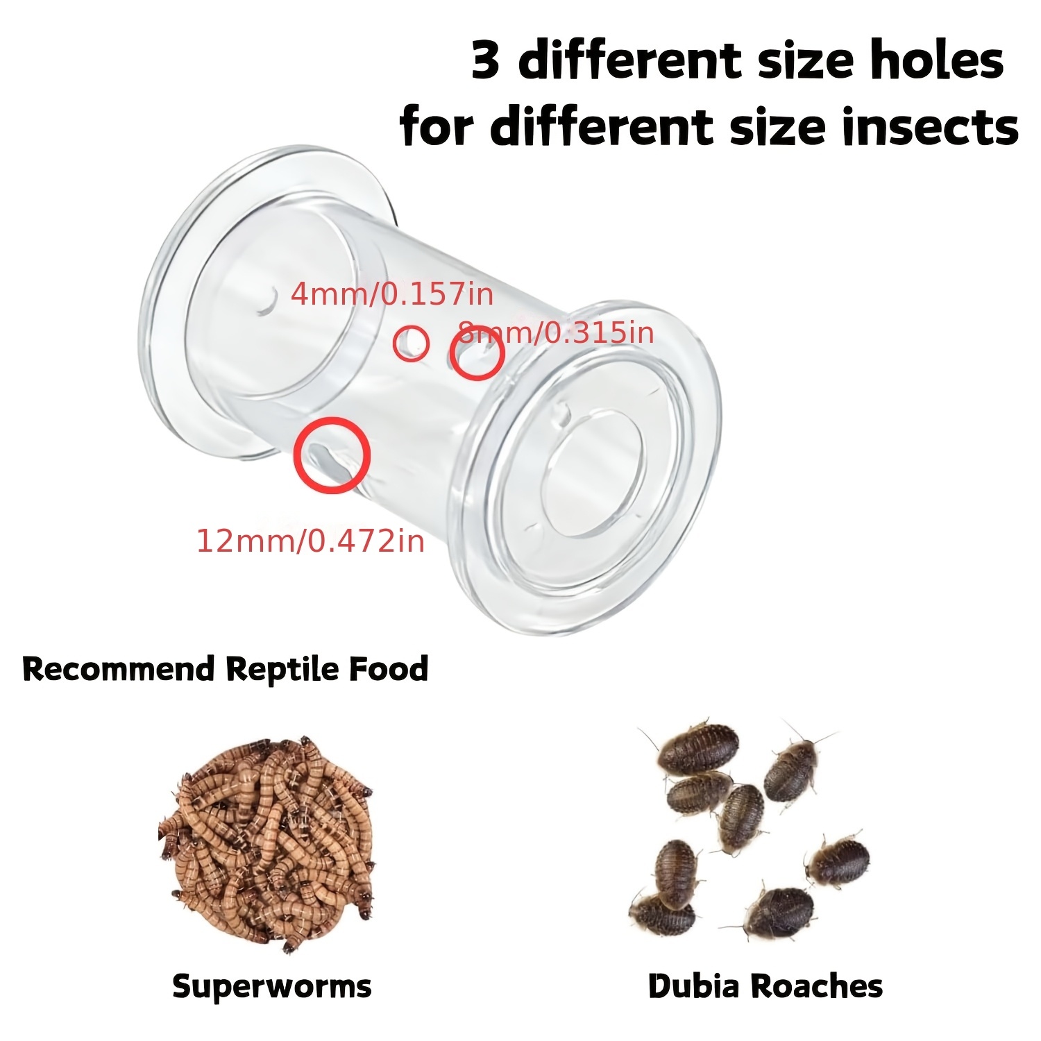 [Feeding Toys for Reptiles] Feeding Toys for Bearded Dragons, Interactive Toys for Lizards, Decorative Items for Reptile Eco-Boxes, And for Small Animals Like Geckos, Lizards, Bearded Dragons, And Chameleons, Without Battery