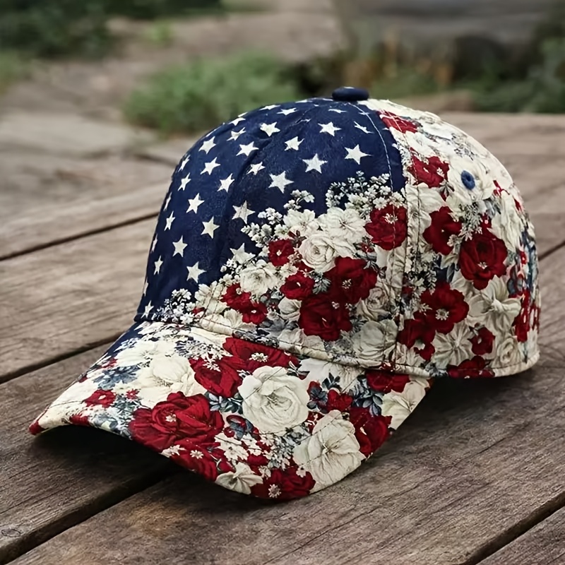 stylish 3d rose print   baseball cap trendy casual sun hat for everyone adjustable curved brim ideal for everyday use       and a considerate gift option