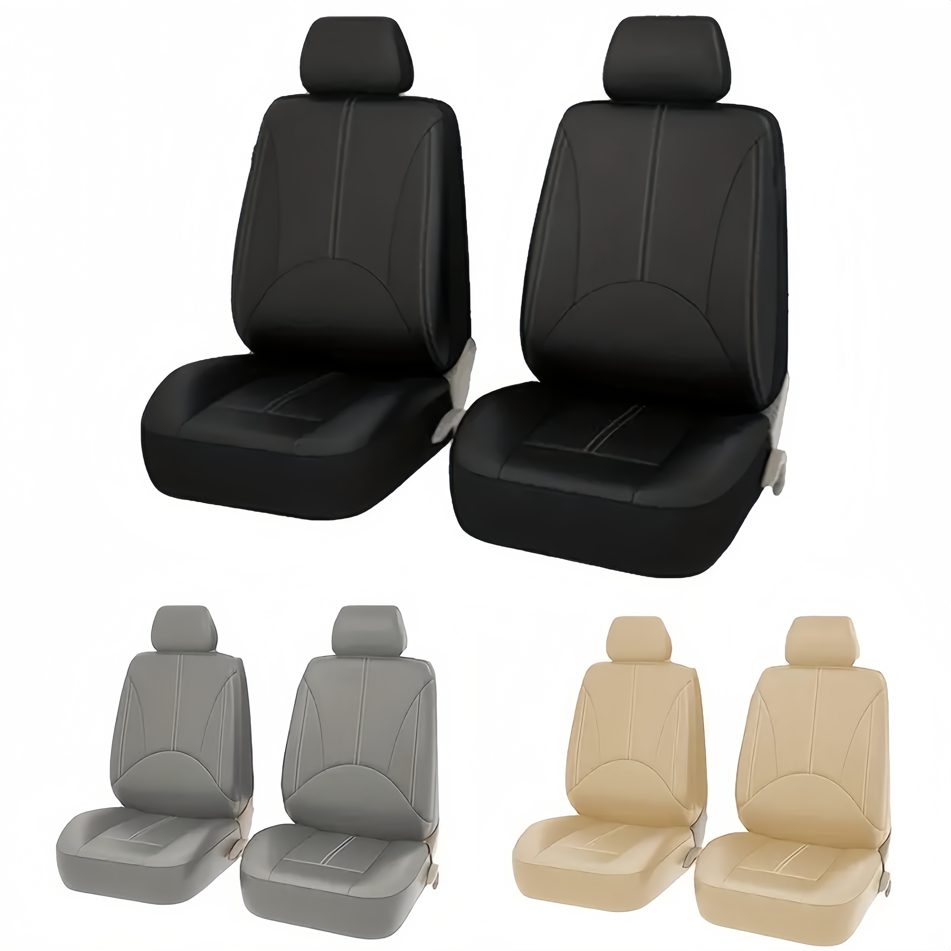 Set Di 2 Copri Braccioli Per Sedili Anteriori, Copri Braccioli Per Auto Copri Braccioli Elastici Accessori Universali Per Seggiolini Auto Nero 87850086