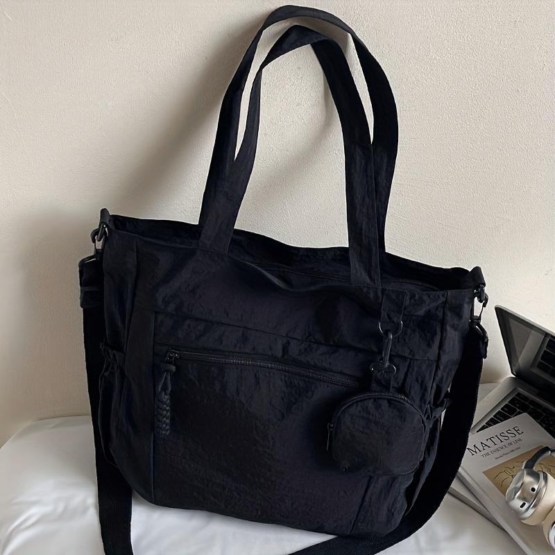 Image of Women' Shoulder Bag [with Coin Purse], Adjustable Shoulder Strap, Zipper Closure, Multi-pocket Multifunctional, Casual Lightweight Crossbody Bag/handbag, Suitable For Daily Commuting, Shopping