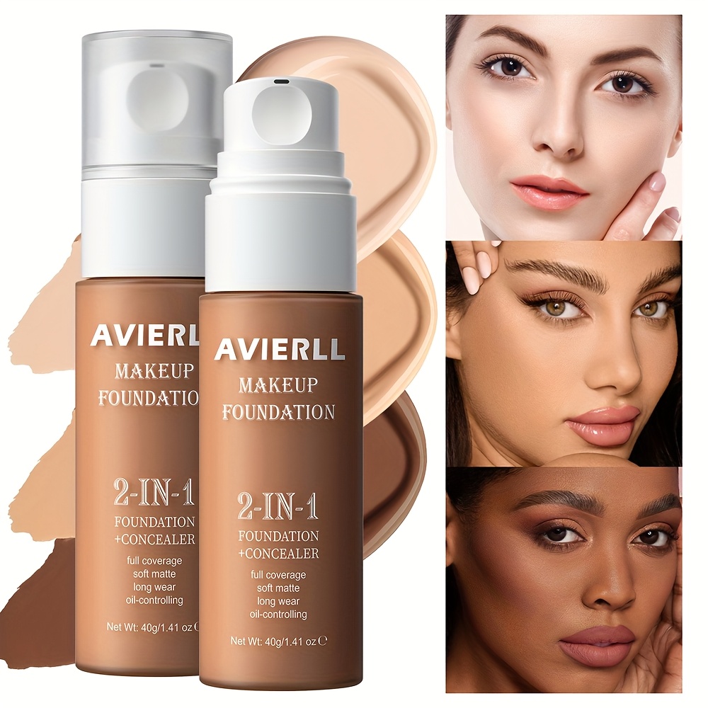 moisturizing foundation concealer waterproof face makeup base makeup suitable for ladies cosmetics mothers day gift   40g 1 41 oz 1pc