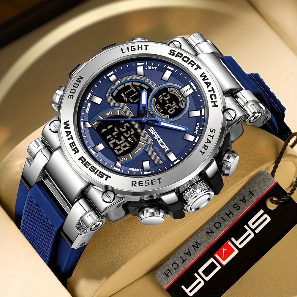 Orologi da uomo di marca di moda orologio sportivo di tendenza in stile G per orologio da polso analogico da uomo orologio milare al quarzo Shock da uomo impermeabile  1511