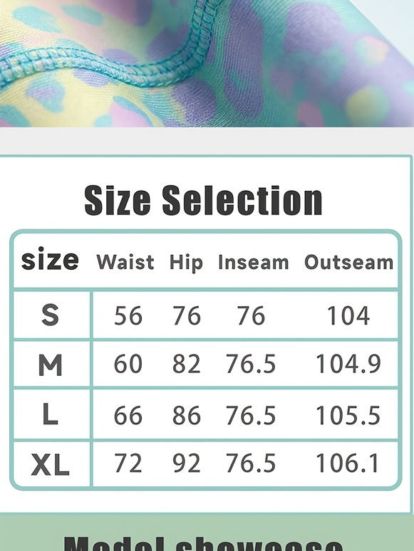 Leggings de yoga de tiro alto para mujer con control de abdomen y efecto levantacola, tipo campana y pierna estrecha - Estampado de leopardo degradado, suaves y elásticos para entrenamiento, adecuados para gimnasio, correr, atuendo casual, pantalones tipo campana no transparentes con bolsillos para