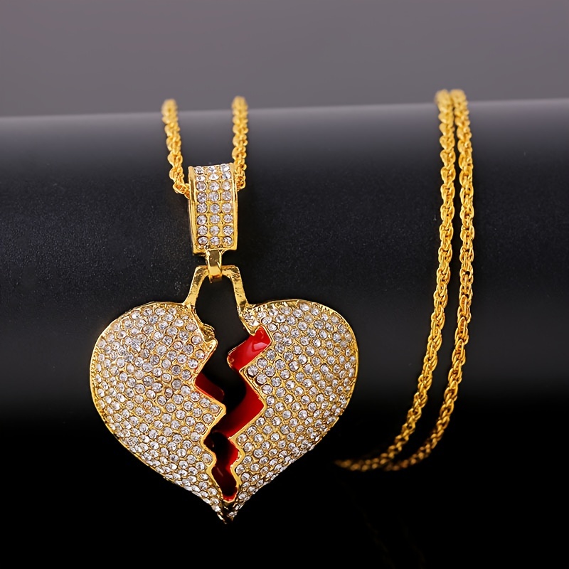 Broken heart tennis on sale chain