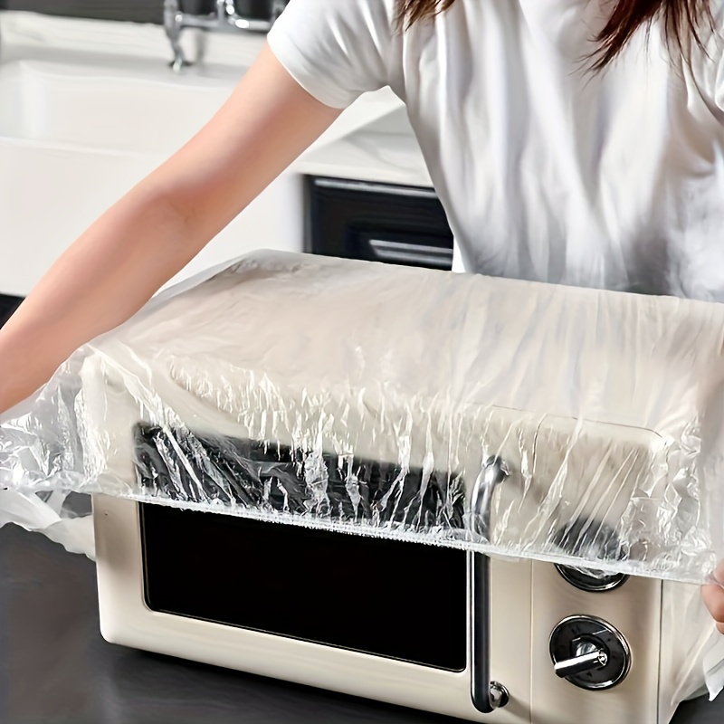 10/20/50pcs, Disposable Dust Cover For Small Appliance, Household Appliances Rice Cooker Cover, Microwave Oven Vacuum Cleaner Protective Transparent Bag, Good For Home Kitchen Cleaning, Kitchen Stuff Kitchen Accessories Kitchen Gadgets