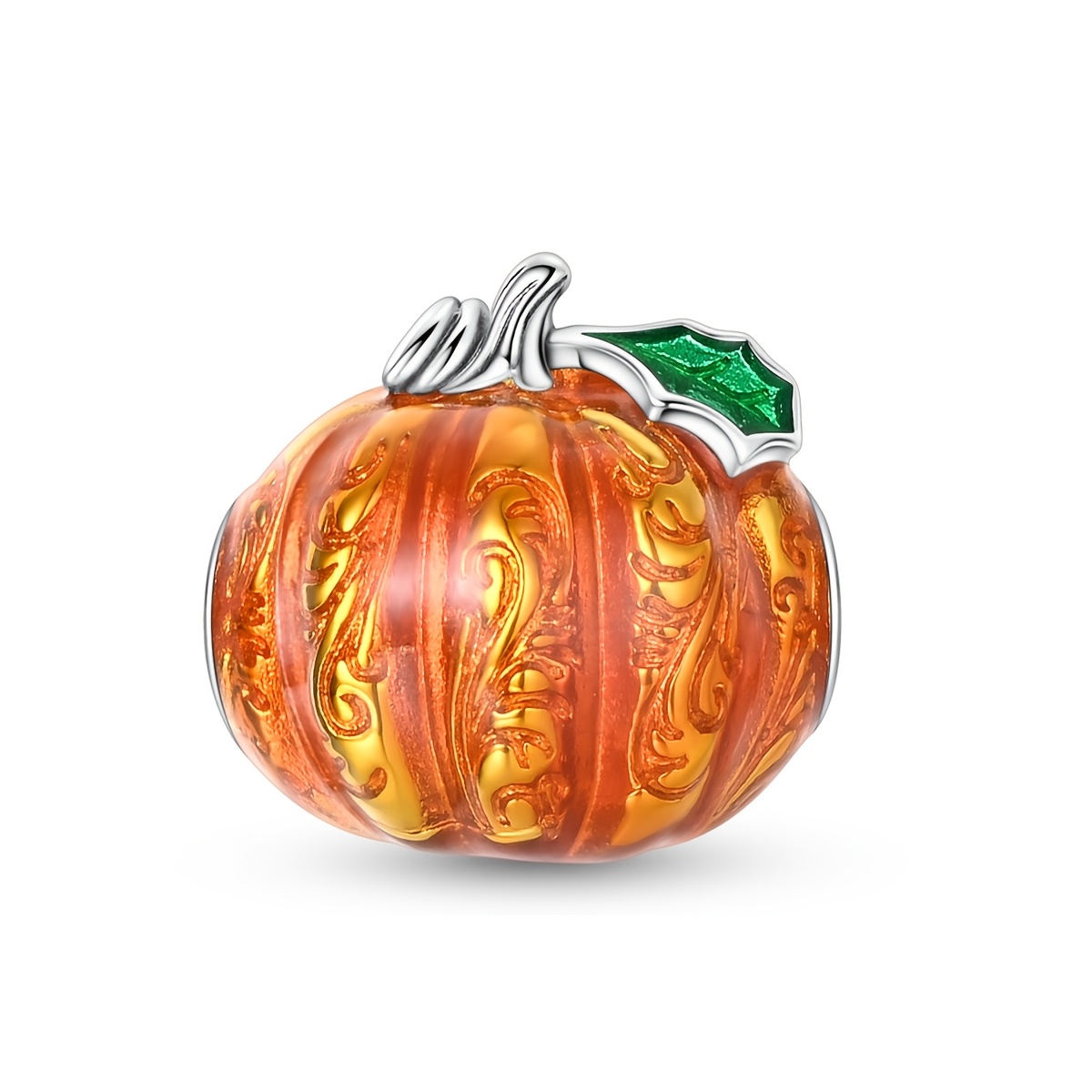 TEMU 1 pz Perline Ciondolo Design Originale per Donna con Motivo a e Zucca, Adatta a Braccialetto e Collana Originali Fai da Te
