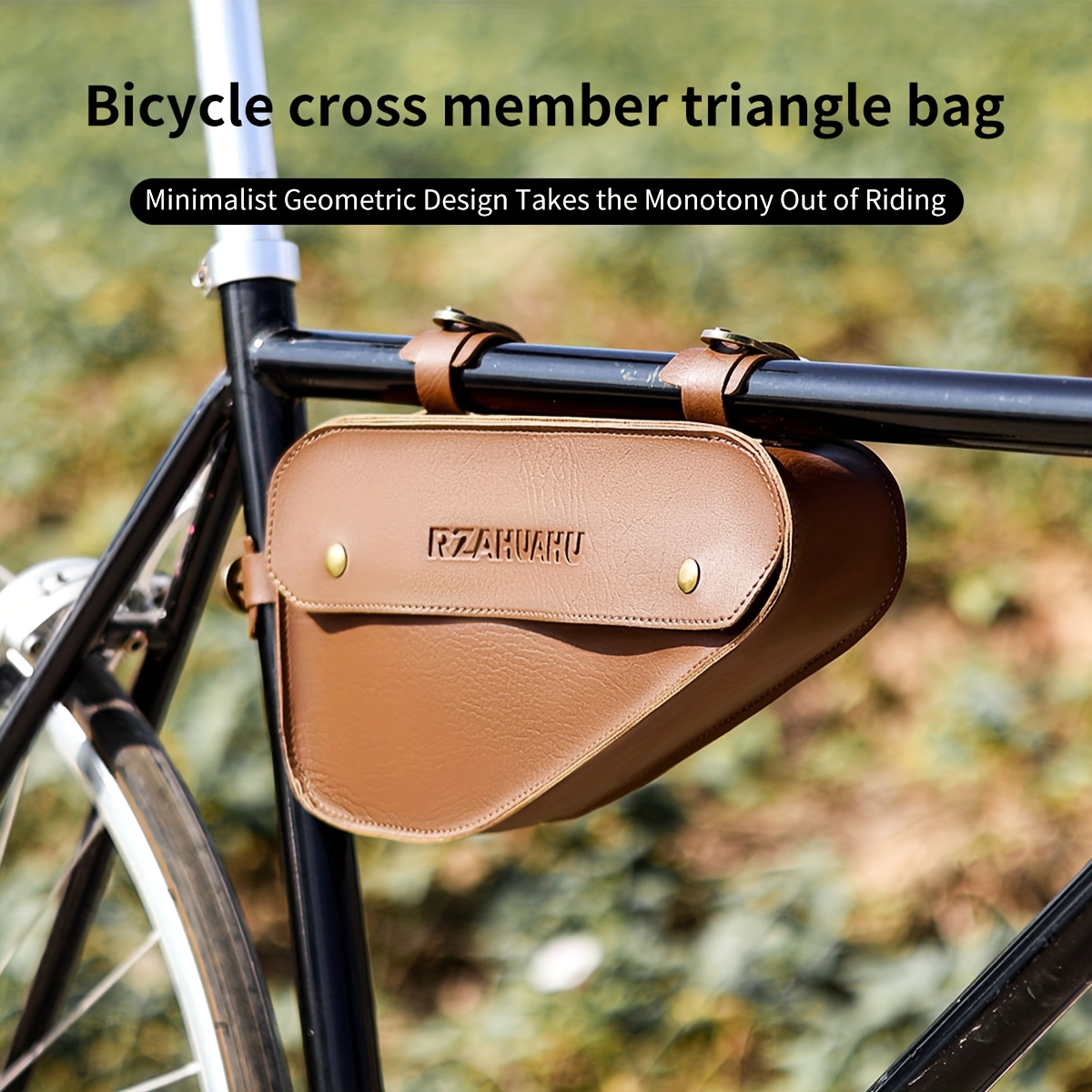 Borsa Manubrio Bici Impermeabile Multifunzione | 3 In 1 Con Tracolla E Copertura Antipioggia - Foto 7