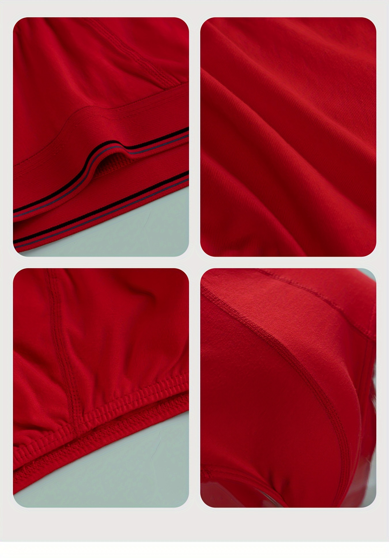 3pcs Men'S Christmas Boxer Briefs - Santa, Reindeer & Snowflake Print, Soft Breathable Cotton, Comfort Fit Underwear for Holiday Gifts & Casual Attire, Christmas Underwear, Festive Underwear, Comfortable Fit, Christmas Print, Durable Construction, Men'S Underwear, Gift Shoppers