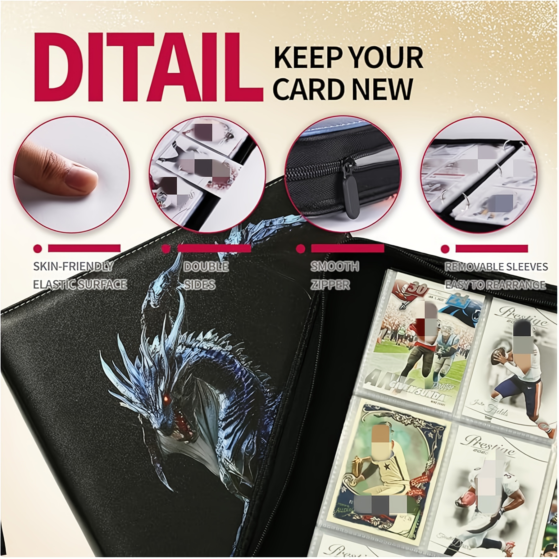 dragon skin card sleeves Amazon.com: Dragon Shield | Standard Size Card Classic Sleeves | 100 CT -  Smooth & Tough Premium TCG Sleeves main image 0