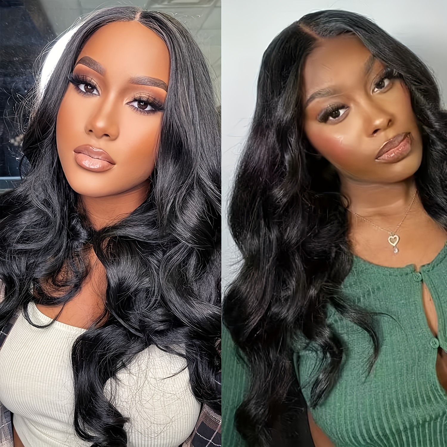 clip in hair extensions body human hair women Temu