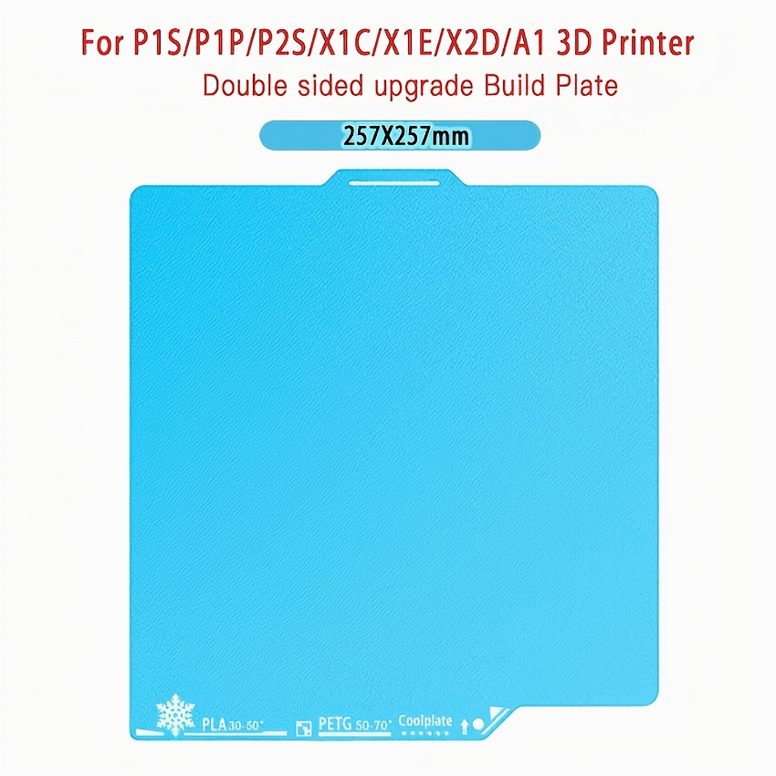 TEMU Piastra di raffreddamento 257X257Mm, Piastra a , Piastra a molla con struttura di stampa rimovibile a aggiornata con codice di , Adatta per le