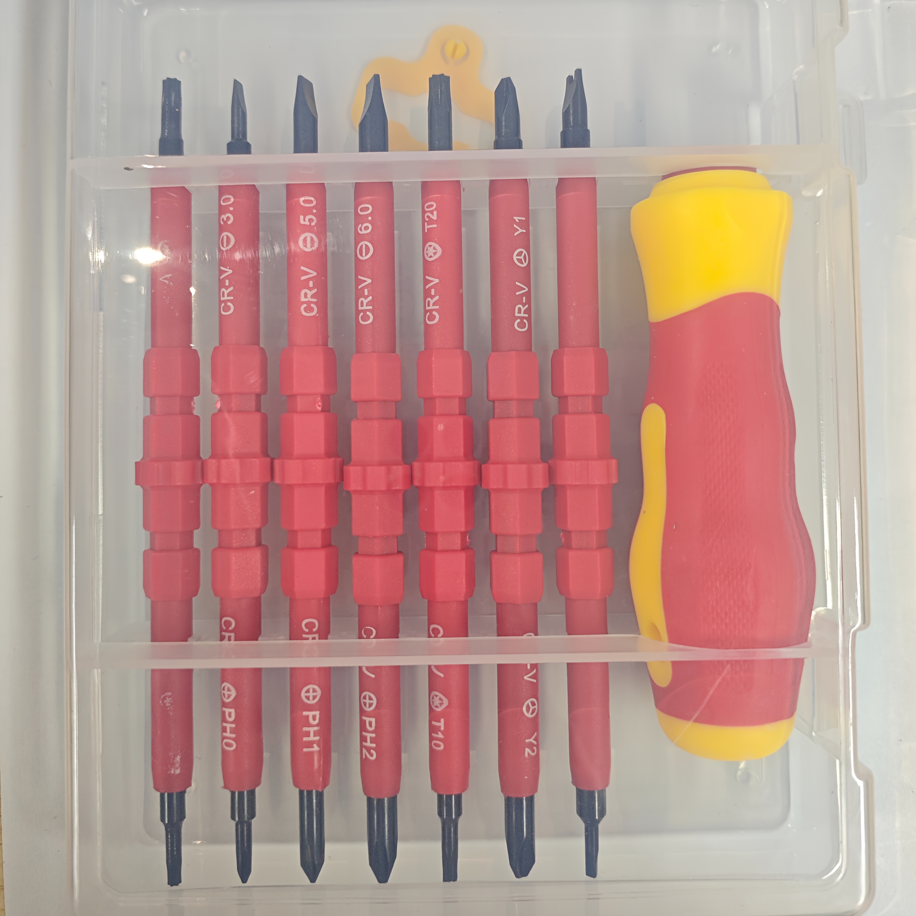 [  magnetic screwdriver set] double headed multi size manual tool set, 8pcs set of professional maintenance tools, anti slip handle+ , suitable for repairing tables, chairs, and   furniture Product details 4