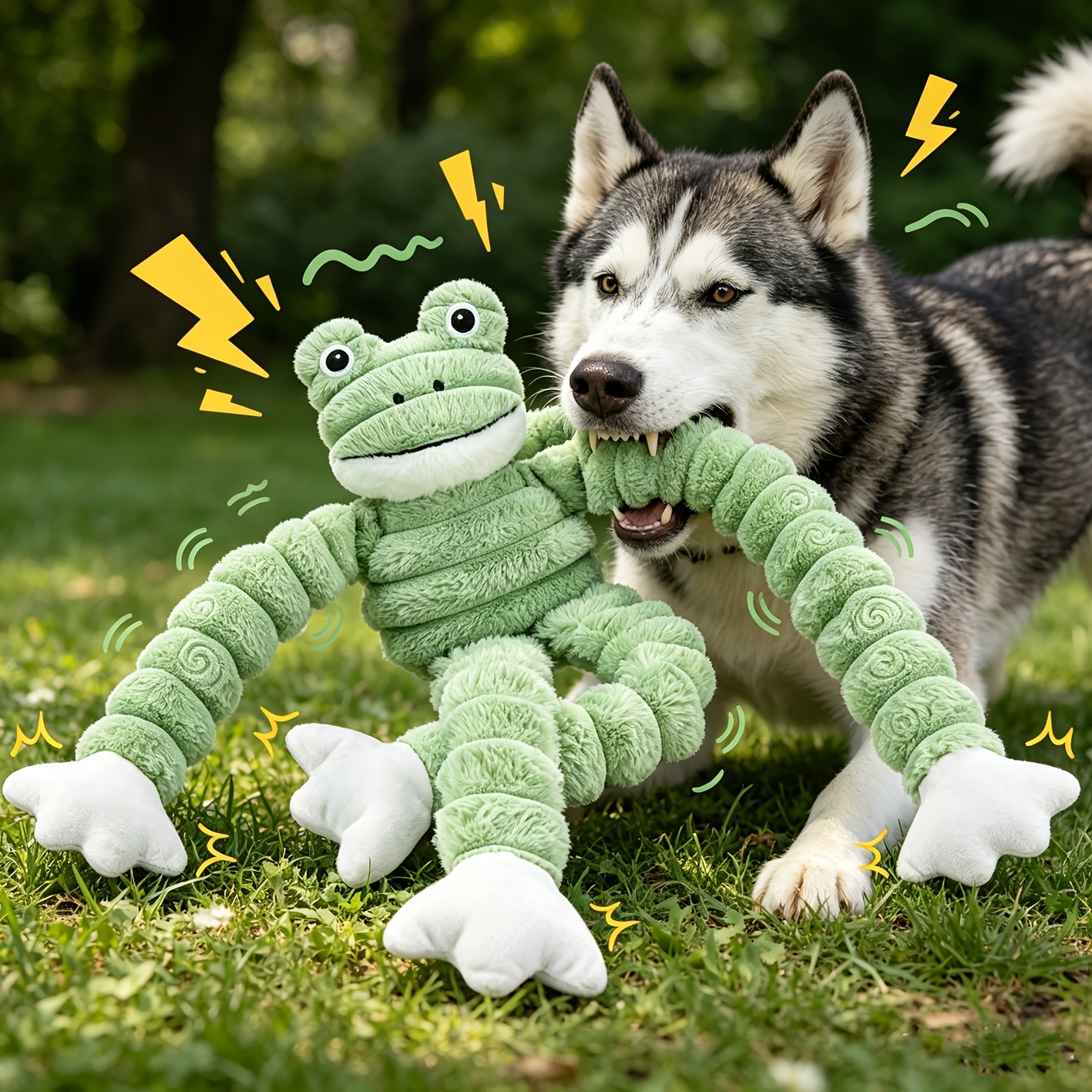 Temu – TEMU 36-inch Plush Frog Dog Toys, Stuffed Dog Chew Toys, Large Dog Toys To Keep Them Busy, Interactive Dog Toys, Squeaky Dog Toys, Dog Toy, Crinkle